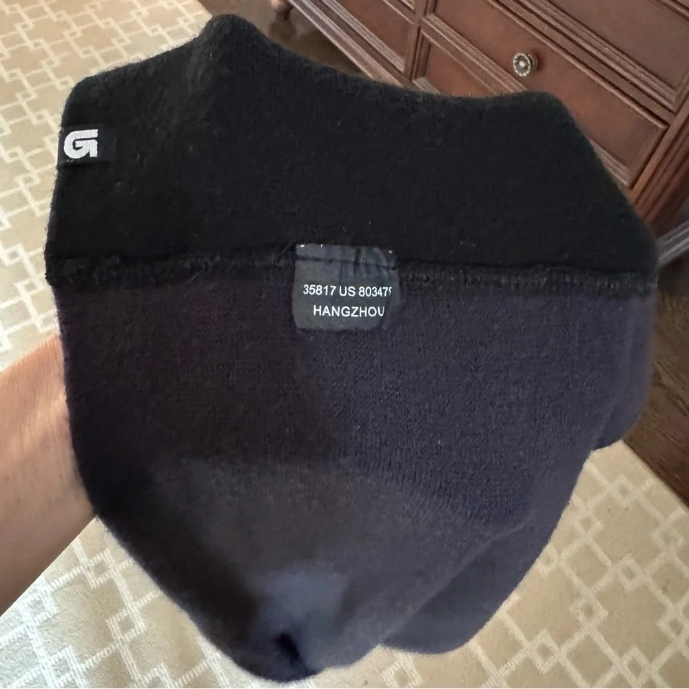 Burton Infinity Scarf Warm Winter Neck Warmer Black Purple Ombré One Size